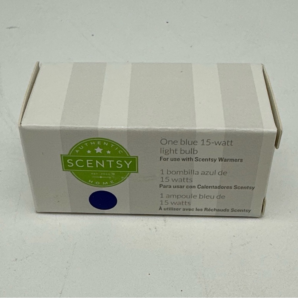 One new Scentsy blue light bulb‎ 15 watt